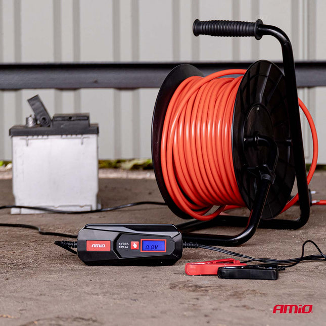 Digitale Acculader 5A 6V 12V Slimme Oplader voor Auto Motor en Boot Loodzuur en LiFePO4 - VCTparts.nl