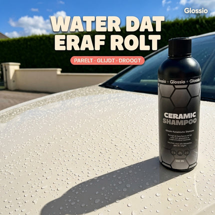 Glossio Ceramic Shampoo Premium Keramische Zeep 500ML - Diepe Reiniging en Langdurige Bescherming voor Auto Lak en Oppervlakken