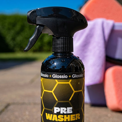 Glossio Active Pre Washer Premium Vuil en Insectenverwijderaar 500ML - Krachtige Auto Voorreiniger voor Hardnekkig Vuil en Insecten zonder Schade