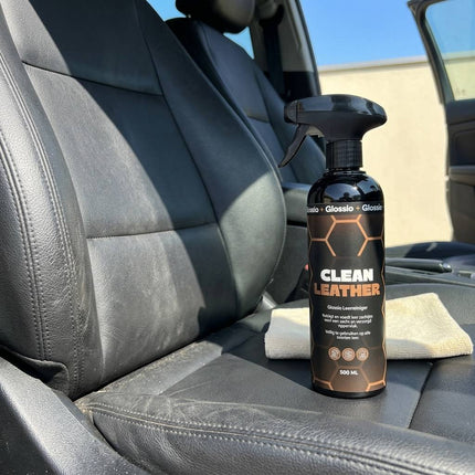 Glossio Clean Leather Premium Leer en Alcantara Reiniger 500ML – Voor een Dieptereiniging en Matte Afwerking