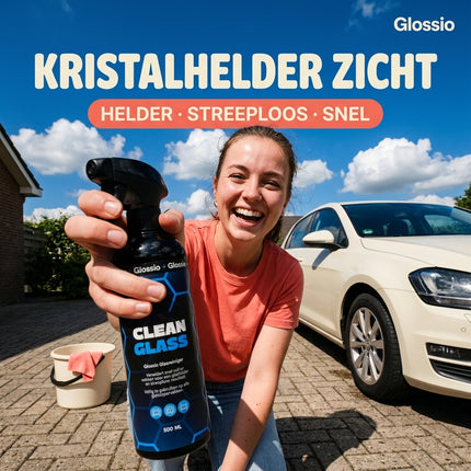 Glossio Combideal Compleet Pakket – 8-delige Complete Wasset voor Buiten en Binnen