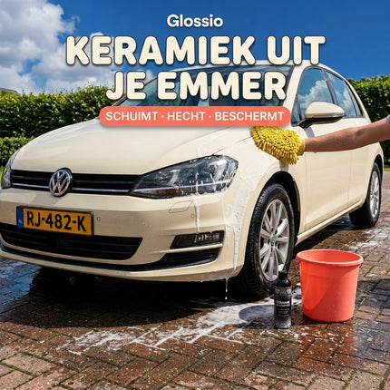 Glossio Ceramic Shampoo Premium Keramische Zeep 500ML - Diepe Reiniging en Langdurige Bescherming voor Auto Lak en Oppervlakken