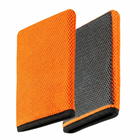 Glossio Clay Mitt Microvezel Schoonmaak Handschoen voor Vuilverwijdering Oranje