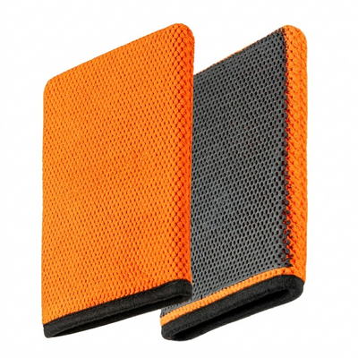 Glossio Clay Mitt Microvezel Schoonmaak Handschoen voor Vuilverwijdering Oranje