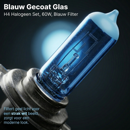 HaloVision Halogeen Koplampen H4 – Vergelijking normaal vs Super White 5500K