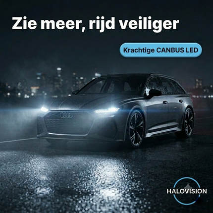 HaloVision Turbo LED Koplampen H15 – 25W 5000Lm 6000K Helder Wit – Canbus Plug and Play DRL Grootlicht LED Set van 2 Autolampen – Geschikt voor VAG (VW, Audi, Seat, Skoda)