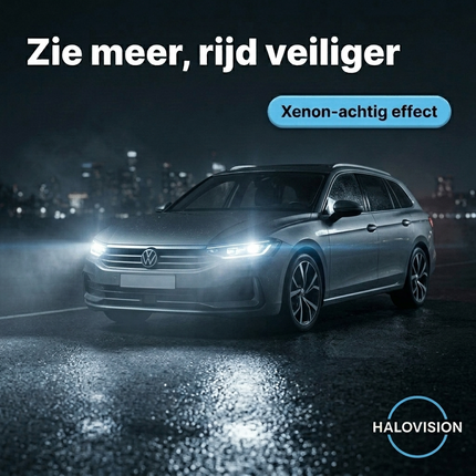 HaloVision Volkswagen Specifieke H7 LED – 40W 8000Lm 6000K Direct Fit zonder adapters [Golf 6, 7 - Passat - Touran - Tiguan - Scirocco]
