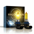 HaloVision Halogeen Koplampen HB4 9006 – 12V 3000K Retro Geel – Warmgeel Klassiek Dimlicht Grootlicht Halogeenlampen Set van 2 Autolampen