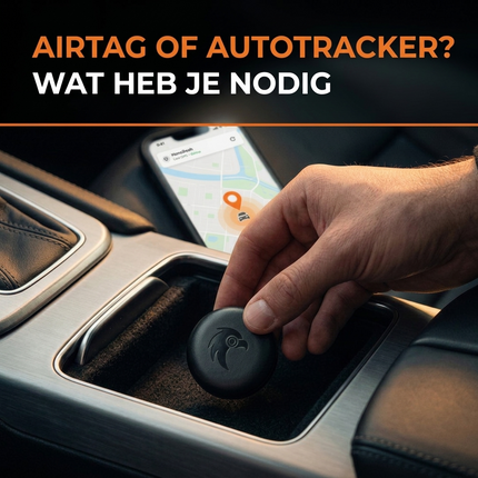 HawkDash Auto GPS Locatie Tracker Anti-Diefstal Functie Smart Tag - Werkt met Android Zoeken - Android/Google zwart