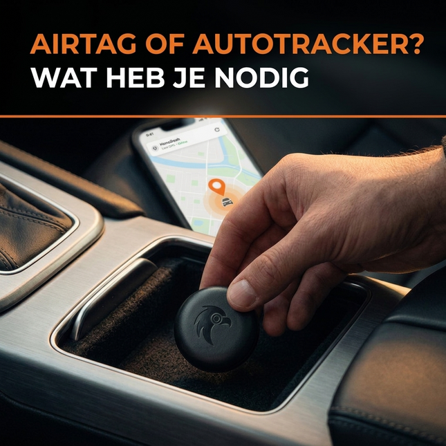 HawkDash Auto GPS Locatie Tracker Anti-Diefstal Functie Smart Tag - Werkt met Zoek Mijn App - IOS/iPhone zwart