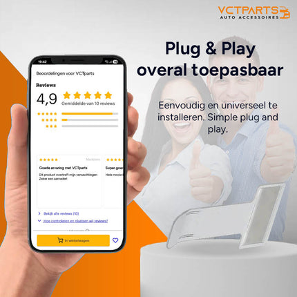 Parkeerkaart Houder Autoraam – Zelfklevende Ticketclip Voorruit – Kaarthouder Parkeerbewijs Raamklem Universeel - VCTparts.nl