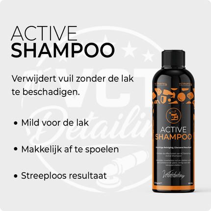 Active Shampoo Premium Werkende Zeep 500ML Krachtig Tegen Vuil voor een Glanzend Resultaat - VCTparts.nl
