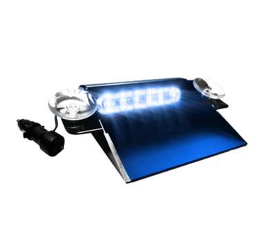 AEB Flitser Dashboard LED 6 LEDs 12-24V Blauw voor Voorruit, Zijruit en Achterruit
