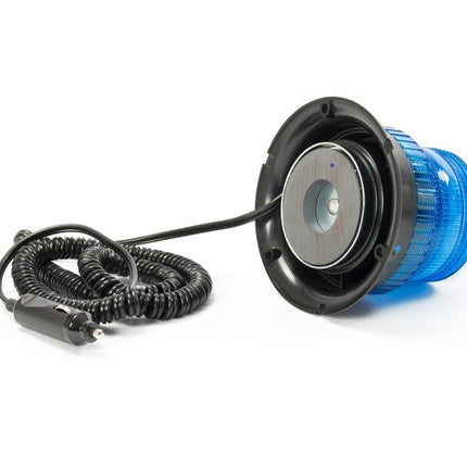 AEB AEB Flitslicht LED Magnetisch 12 - 24V Blauw Compact Ontwerp met 6 LEDs en 1 Flitspatroon AEB 3