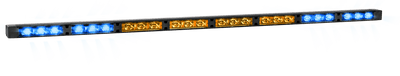 AEB LED Directionele Lichtbalk – 8 Modules V1 Amber/Blauw 12-24V Verkeersadviseur met Montagemateriaal