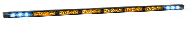 AEB LED Directionele Lichtbalk – 8 Modules V2 Amber/Blauw 12 - 24V Verkeersadviseur - VCTparts.nl