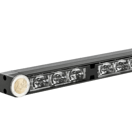 AEB LED Directionele Lichtbalk – 8 Modules V2 Amber/Blauw 12 - 24V Verkeersadviseur - VCTparts.nl