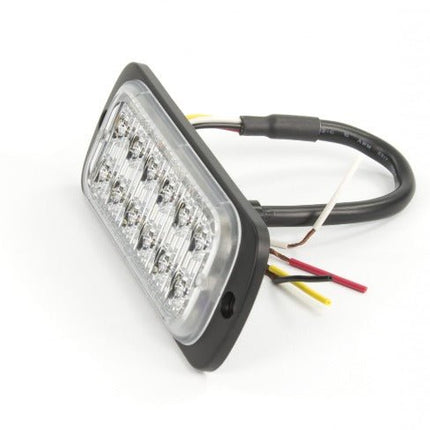 AEB AEB LED Flitser 12 LEDs Blauw 12 - 24V ECE R65 Klasse 2 Opbouw Bevestiging AEB 4