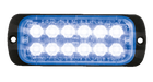 AEB AEB LED Flitser 12 LEDs Blauw 12 - 24V ECE R65 Klasse 2 Opbouw Bevestiging AEB 1