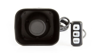 AEB Sirene en luidspreker met 30 Watt vermogen en 3 knops bedieningspaneel Europese tonen