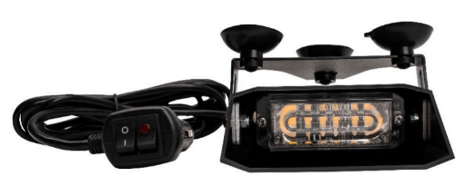 AEB Stroboscoop Zwaailicht LED Flitser Voorruit Dashboard 12 - 24V Blauw Voor Hulpdiensten - VCTparts.nl