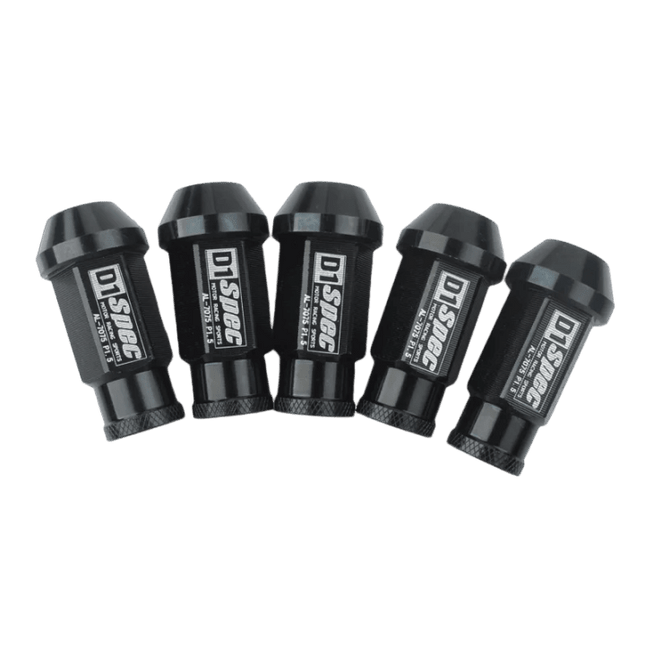VCTparts Aluminium Moeren (set 20 stuks) - M12x1.5 Schroefdraad 30mm Zwart [Lug Nuts Legering JDM Autorace] NORGOS 3