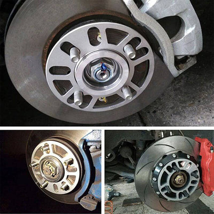 VCTparts Aluminium Spoorverbreders 10mm Wiel Spacers Plaat (4 stuks) Multisteek 4X100 4X114.3 5X100 5X108 5X114.3 5X120 NORGOS 9