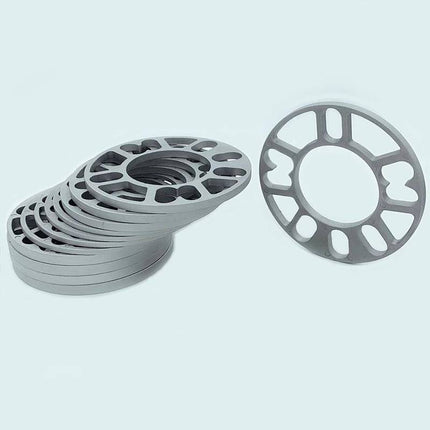 VCTparts Aluminium Spoorverbreders 3mm Wiel Spacers Plaat (4 stuks) Multisteek 4X100 4X114.3 5X100 5X108 5X114.3 5X120 NORGOS 8