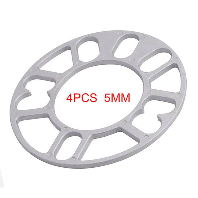 VCTparts Aluminium Spoorverbreders 5mm Wiel Spacers Plaat (4 stuks) Multisteek 4X100 4X114.3 5X100 5X108 5X114.3 5X120 NORGOS 2