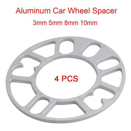Aluminium Spoorverbreders 5mm Wiel Spacers Plaat (4 stuks) Multisteek 4X100 4X114.3 5X100 5X108 5X114.3 5X120 - VCTparts.nl