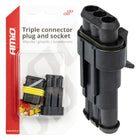AMiO 3 - Weg Connector Stekker & Stopcontact Set - VCTparts.nl