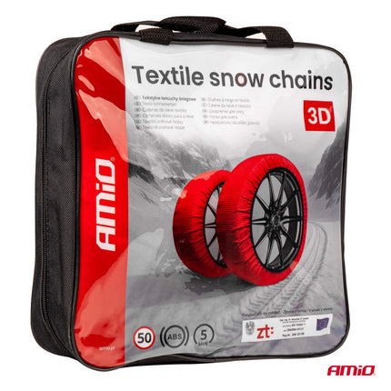 AMiO AMIO 3D XS Textiele Sneeuwkettingen voor Autobanden – EN16662 - 1 ÖNORM V5121 – Veilig Rijden op Sneeuw en IJs AMiO 6