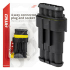 AMiO 4 - Weg Connector Stekker & Stopcontact Set - VCTparts.nl