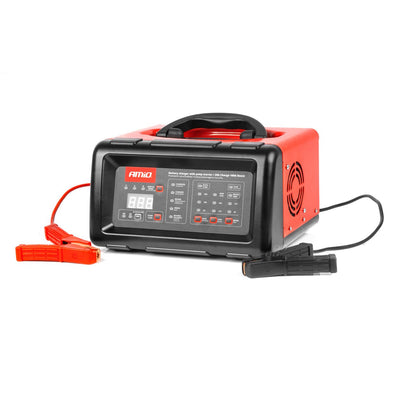 AMiO Acculader 20A 6V 12V met 100A Startfunctie - Voor AGM GEL MF en WET Accu’s Professioneel Gebruik