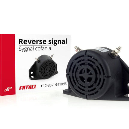 AMiO AMiO Achteruitrijalarm Pieper 12 - 36V 110dB Achteruitrijden Alarm Signaal AMiO 4