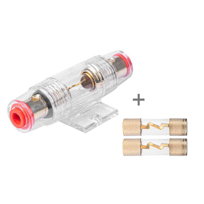 AMiO AGU Glaszekering 80A Set Compleet Zekeringhouder met Zekering Fuse