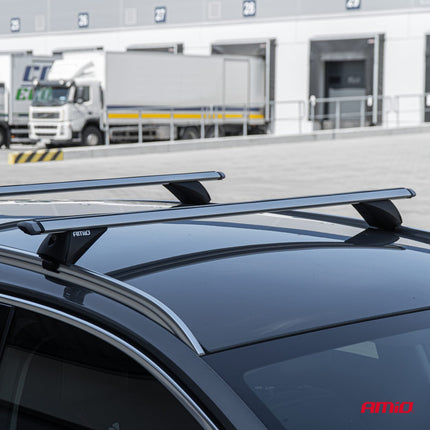 AMiO Aluminium Dakdragers 120cm CRR-03 voor Geïntegreerde Dakrails AMiO 5