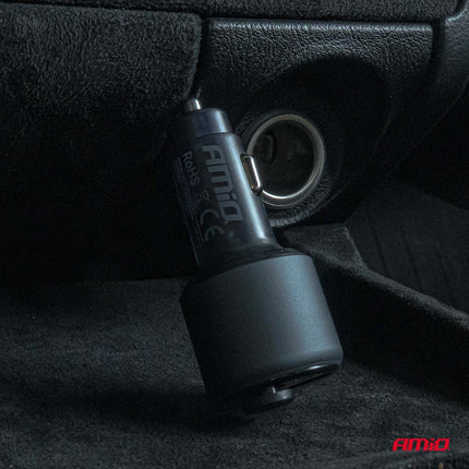AMiO AMiO Bluetooth FM Transmitter Auto – USB - C en USB - A Snellader – Handsfree Bellen – 12V/24V – Draadloze Muziekstreaming AMiO 10
