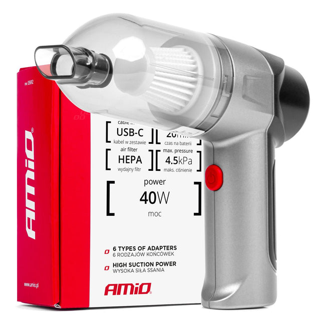 AMiO AMiO Draadloze Autostofzuiger HEPA 40W 4.5kPa AMiO 1