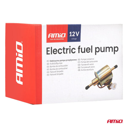 AMiO AMiO Elektrische Benzinepomp 8mm 12V 90L/H - Brandstofpomp voor Auto, Motor, Quad en Boot Vervanging AMiO 7