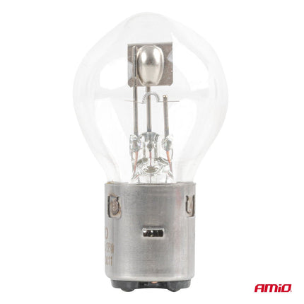 AMiO AMiO Halogeenlamp S2 12V 35/35W BA20d Voor Scooter en Motor Koplamp (1 stuk) AMiO 4