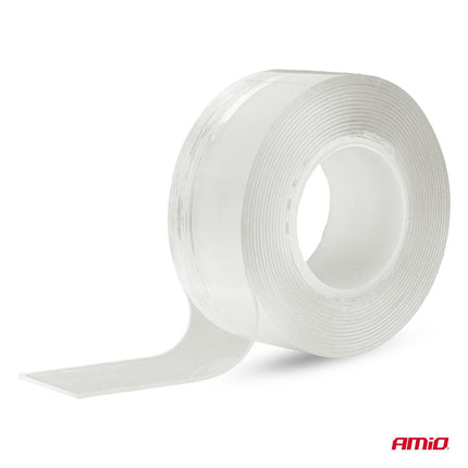 AMiO AMiO Herbruikbare Dubbelzijdige Nano Montagetape - Transparant 30mm x 3m x 1mm AMiO 5