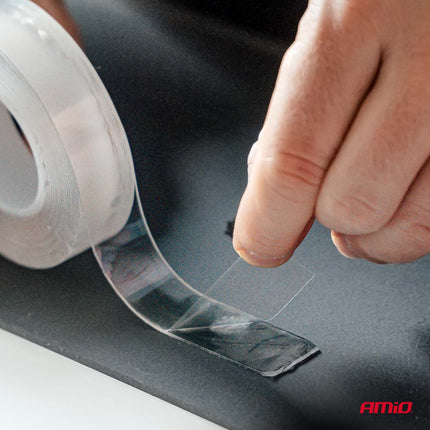 AMiO AMiO Herbruikbare Dubbelzijdige Nano Tape - Transparant 20mm x 3m x 1mm AMiO 3