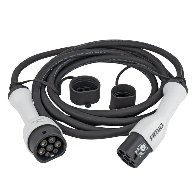 AMiO AMiO Laadkabel Type 2 naar Type 2 22kW 5 Meter - 3-Fase Laadkabel voor Elektrische Auto en Plug-in Hybride AMiO 1