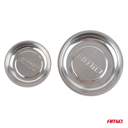 AMiO AMiO Magnetische Onderdelenbak Set RVS 110mm + 150mm Magneetschalen 2 stuks AMiO 4