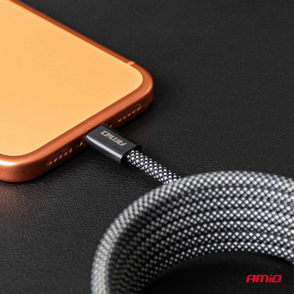 AMiO AMiO Magnetische USB - C naar USB - C Kabel 60W 2 Meter – Snelladen Oplaadsnoer en Data Kabel met Magnetische Aansluiting AMiO 2
