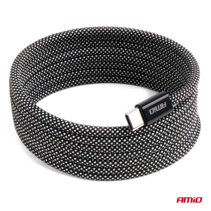 AMiO AMiO Magnetische USB - C naar USB - C Kabel 60W 2 Meter – Snelladen Oplaadsnoer en Data Kabel met Magnetische Aansluiting AMiO 5
