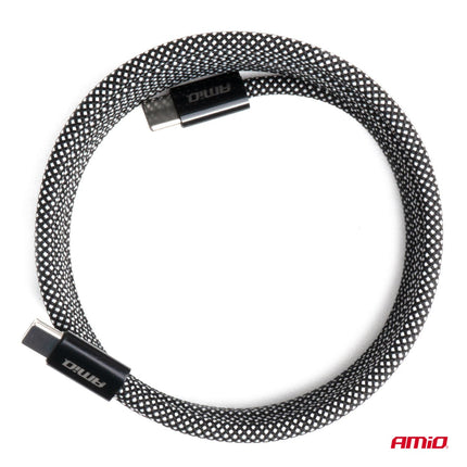 AMiO AMiO Magnetische USB - C naar USB - C Kabel 60W 2 Meter – Snelladen Oplaadsnoer en Data Kabel met Magnetische Aansluiting AMiO 4