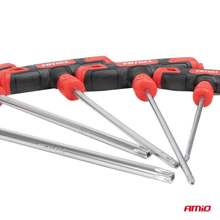 AMiO AMiO T-Greep Torxsleutel Set 8-delig CR-V Haakse Torx Sleutels T10-T50 AMiO 3