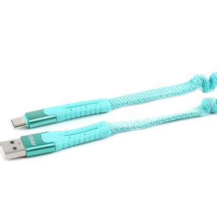AMiO AMiO USB naar USB C Krulsnoer 1.2m – UC - 14 Witte Spiraalkabel Wit Oplaadkabel Auto Compact en Flexibel AMiO 3